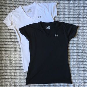 2 Under Armour Dry-Fit Shirt